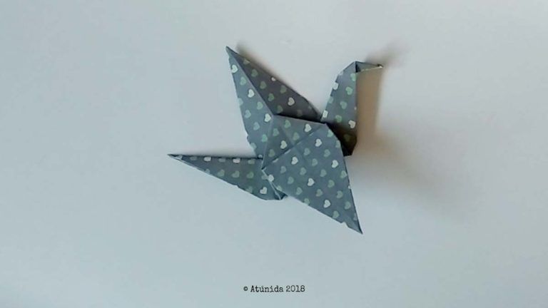 Cómo hacer una grulla de Origami