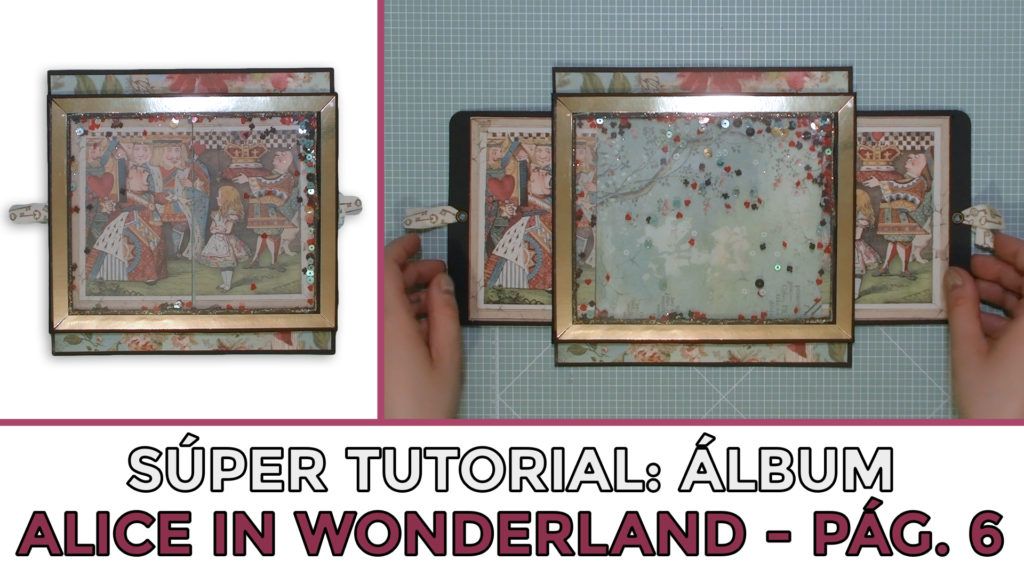 Tutorial Scrap Álbum Alice in Wonderland - Página 6