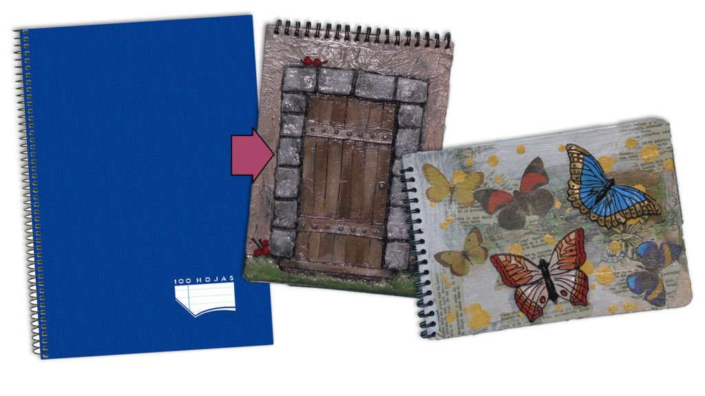 Convertir cuadernos escolares en libretas personalizadas