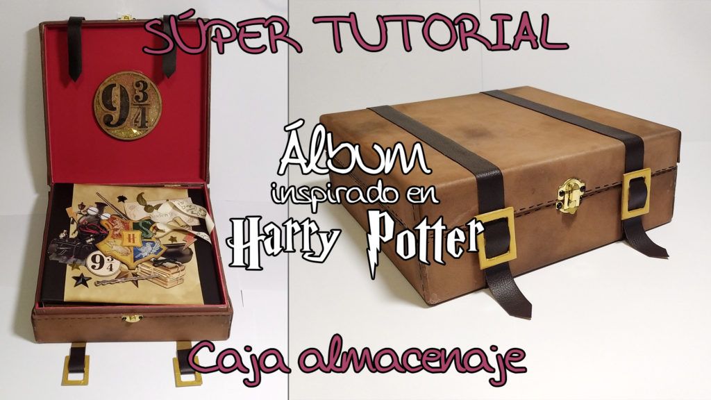 Tutorial Scrapbook Álbum inspirado en Harry Potter - Caja