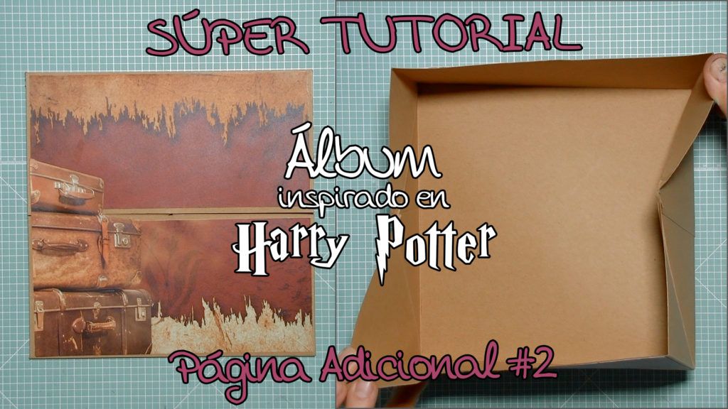 Tutorial Scrap Álbum inspirado en Harry Potter - Página Adicional 2