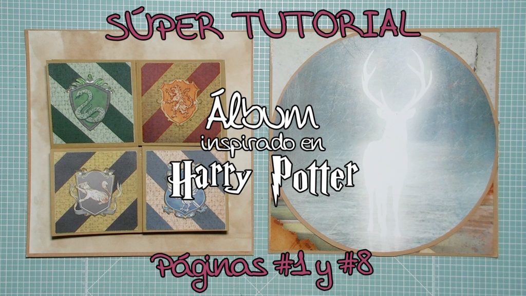 Álbum inspirado en Harry Potter - Páginas 1 y 8