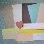 Set de recortes de papeles decorados para junk journal mix media collage