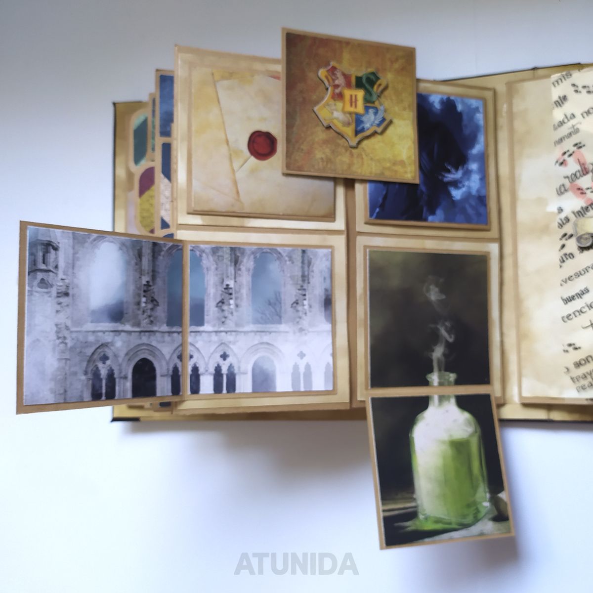 Álbum Escuela de Magia personalizado inspirado en Harry Potter ⚡🏰🚂 | Atunida