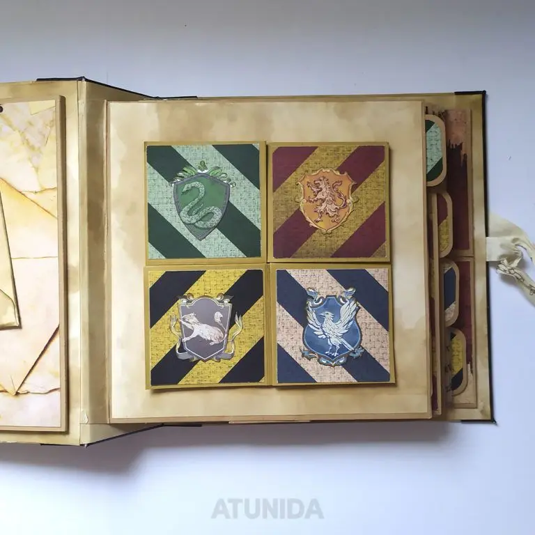 Álbum Escuela de Magia personalizado inspirado en Harry Potter ⚡🏰🚂 | Atunida