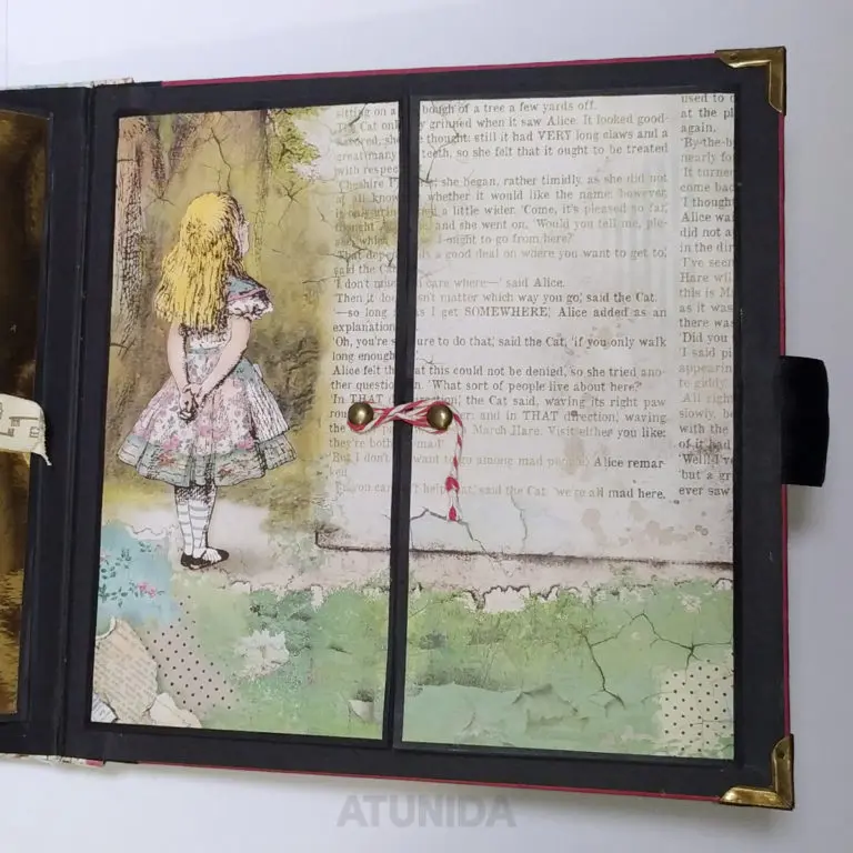 Álbum Scrap Alice in Wonderland / Alicia en el País de las Maravillas personalizado a medida