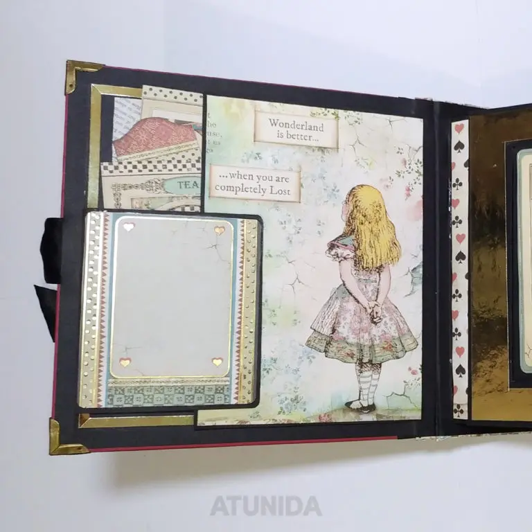 Álbum Scrap Alice in Wonderland / Alicia en el País de las Maravillas personalizado a medida