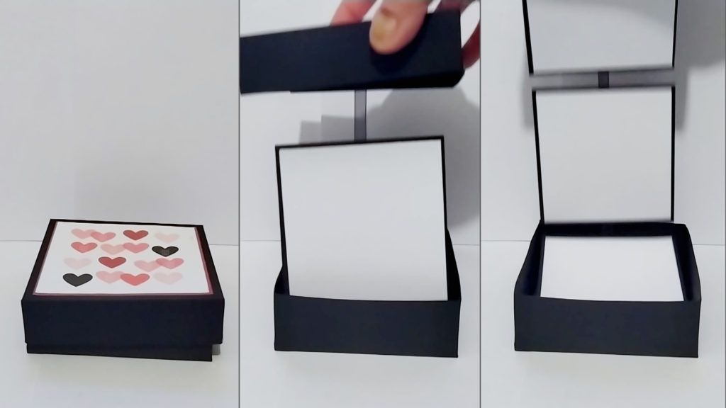 Tutorial: cómo hacer una caja con tarjetas o fotos colgantes