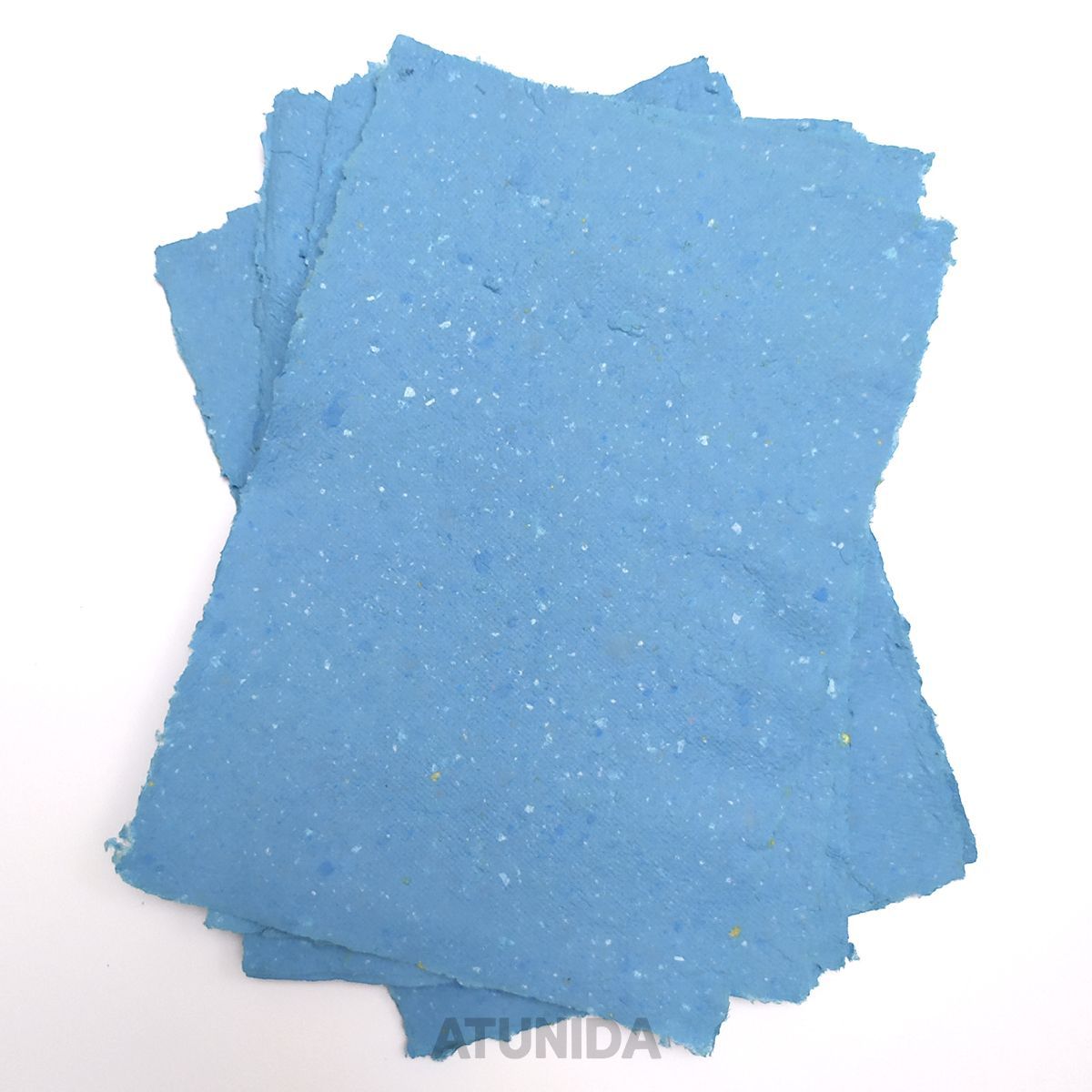 Papel Artesanal Azul