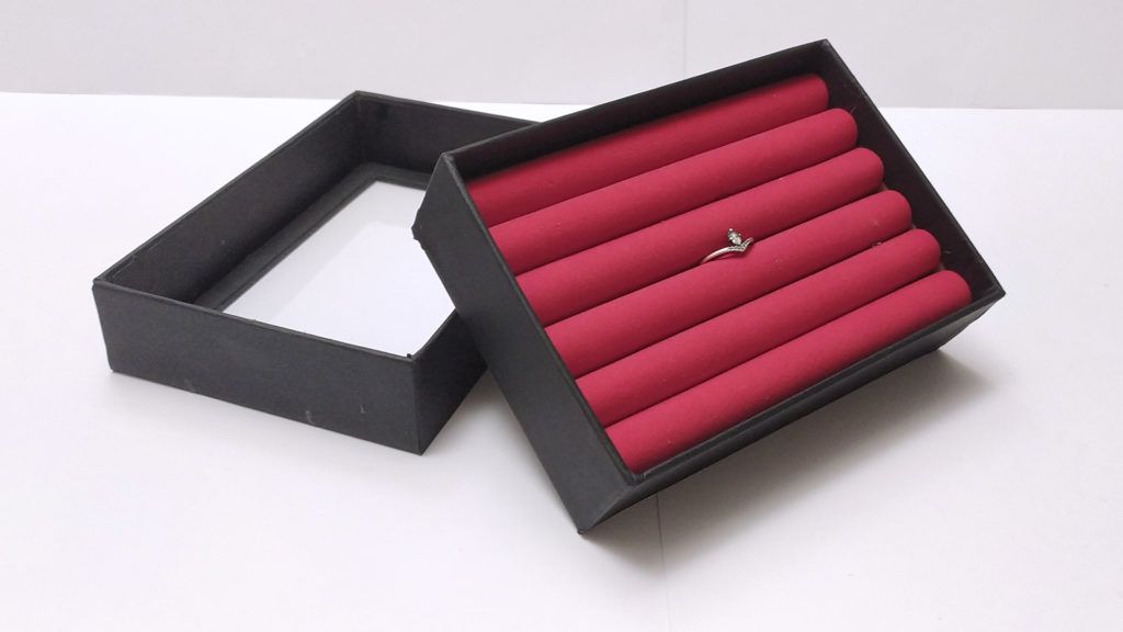 Tutorial cartonaje: Caja para anillos / canillero con carton