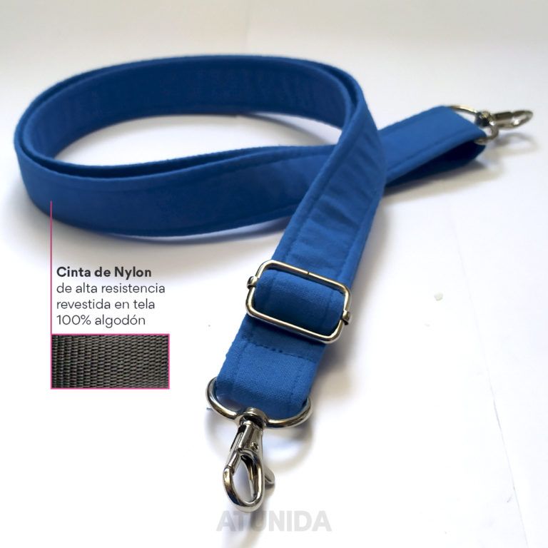 Correa para bolsos de cinta de nylon revestida en tela - Atunida