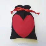 Bolsa de Regalo pequeña Corazon San Valentin - Atunida