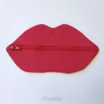 Monedero Beso o Labios personalizado hecho a mano Atunida