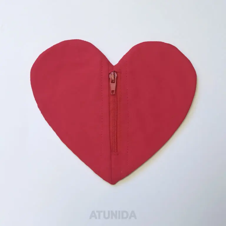 Monedero Corazón personalizado hecho a mano Atunida