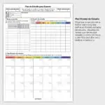 Planificador Estudio para Examen en PDF - ATUNIDA