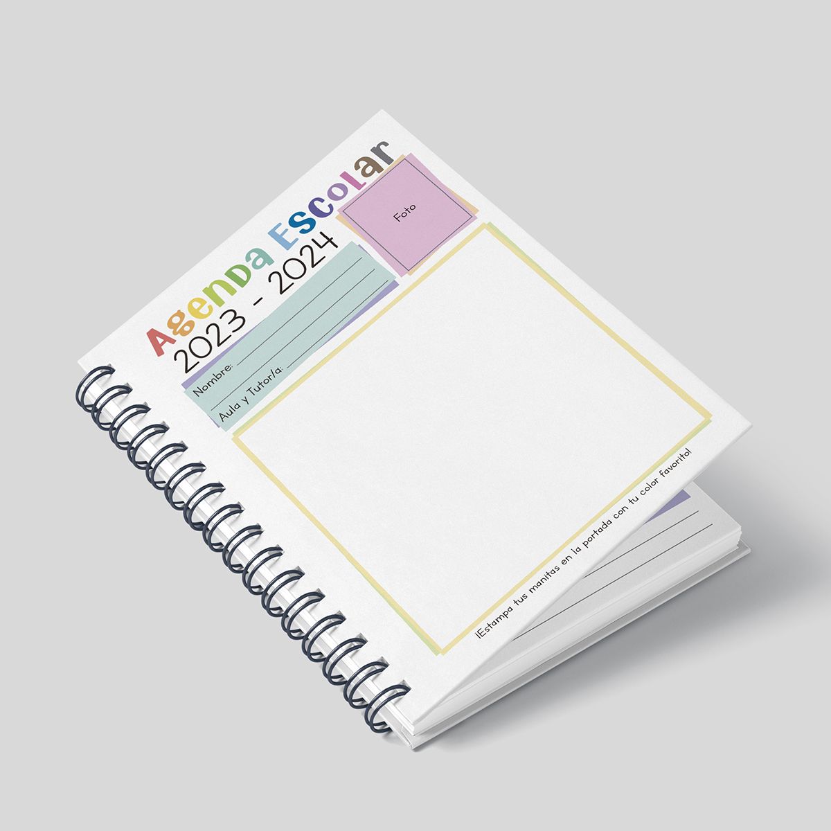 Agenda Escolar Kids 2023-2024 (0-3 años) en PDF imprimible - ATUNIDA