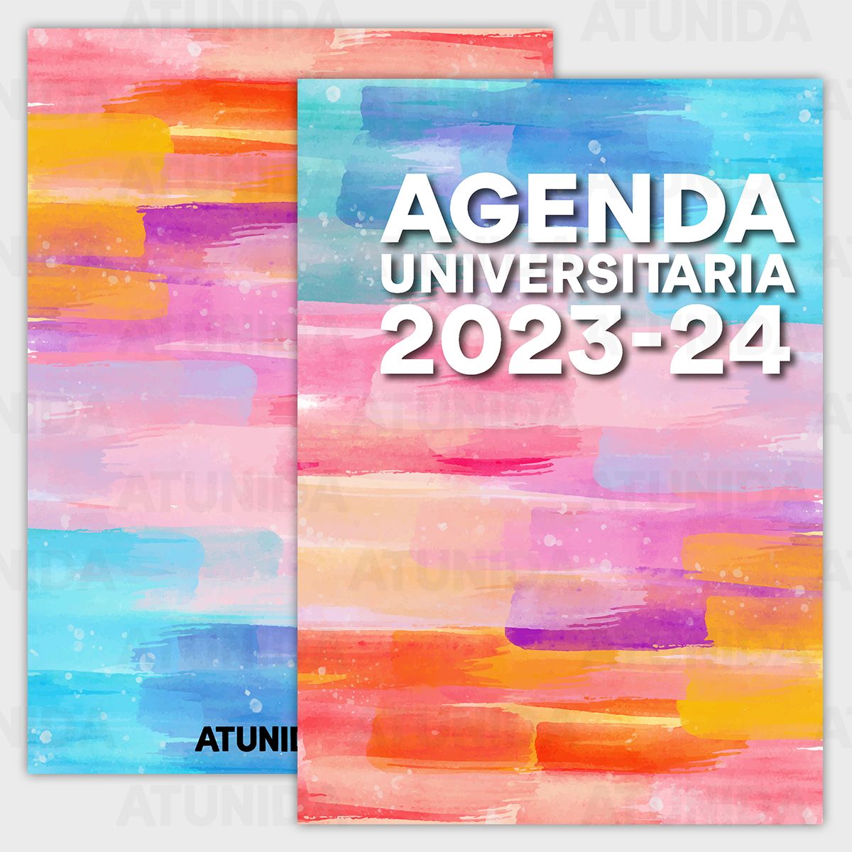 Agenda Escolar University 2023-2024 (+18 años) en PDF imprimible - ATUNIDA