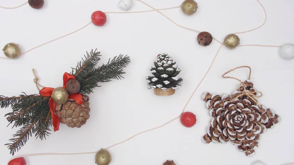 Decoraciones de Navidad con Elementos Naturales 🎄 Ideas de último minuto ⏱️ Atunida
