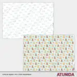 Kit de Scrapbooking Hola Bebe Niño - Atunida - Papeles decorados