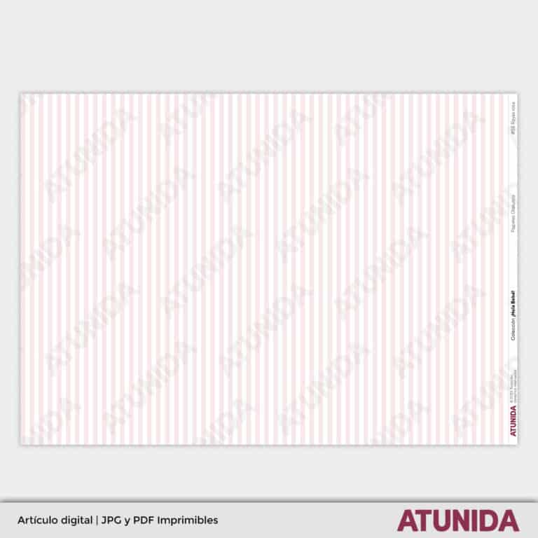 Kit de Scrapbooking Hola Bebe - Atunida - Papeles gratuitos