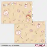 Kit de Scrapbooking Hola Bebe Niña - Atunida - Papeles Escenas - Papeles decorados