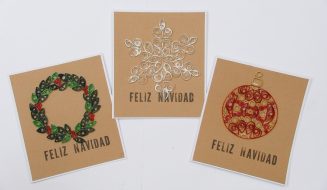 3 Tarjetas Navideñas de Quilling 🎄 Ideal para principantes🌟