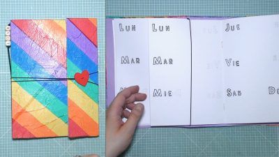 Agenda personalizada con pliegos removibles