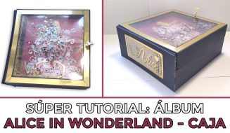 Tutorial Álbum Alice in Wonderland - Caja