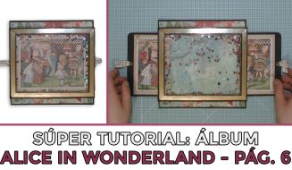 Tutorial Scrap Álbum Alice in Wonderland - Página 6