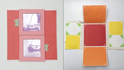 Álbum Crafting - Página 2 😍🎨 Cierre de MARCOS GIRATORIOS y dos paneles popup 🤩 Atunida