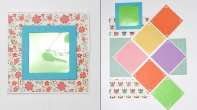Álbum Crafting - Página 4 😍🎨 Cierre removible y tarjeta desplegable 🤩 Atunida