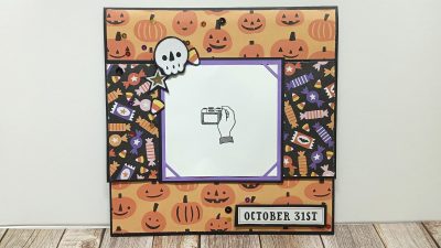 Tutorial: Álbum de Scrap de Halloween - Página 2 🎃 Bolsillos imantados para guardarlo todo 👻 Atunida