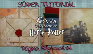 Tutorial Scrapbooking Álbum inspirado en Harry Potter - Página Adicional 1