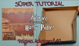 Tutorial Scrap Álbum inspirado en Harry Potter - Página Adicional 2