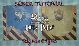 Tutorial Álbum Scrapbook inspirado en Harry Potter