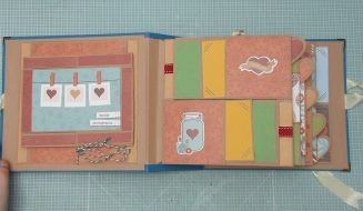 Tutorial Scrap: Álbum I Love Family 💖 Encuadernación | Ideas Scrapbook