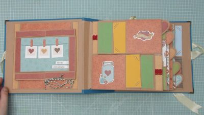 Tutorial Scrap: Álbum I Love Family 💖 Encuadernación | Ideas Scrapbook