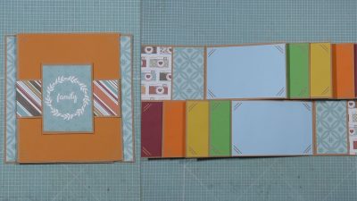 Tutorial Scrap: Álbum I Love Family 💖 Página 11 | Ideas Scrapbook