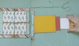 Tutorial Scrap: Álbum I Love Family 💖 Página 12 | Ideas Scrapbook