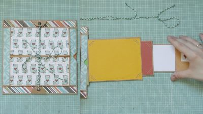 Tutorial Scrap: Álbum I Love Family 💖 Página 12 | Ideas Scrapbook