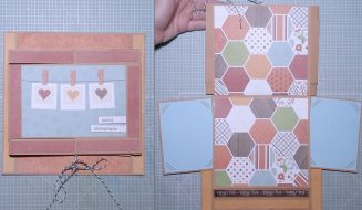 Tutorial Scrap: Álbum I Love Family 💖 Página 7 | Ideas Scrapbook