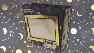 Tutorial Scrap: Álbum Luna - Deco Final - Parte 1🌜 Tarjetas adicionales - Atunida
