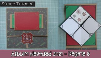 Tutorial Álbum Scrap Navidad 2021 - Página 8