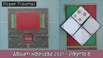 Tutorial Álbum Scrap Navidad 2021 - Página 8