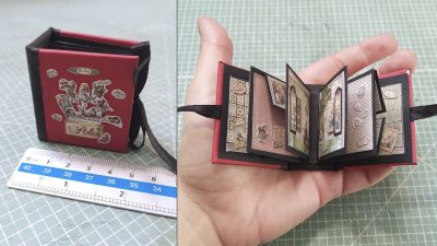 Tutorial: Álbum de Scrap en MINIATURA 🔎😍