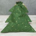 Tutorial: Bolsa de regalo en forma de árbol de navidad 🎄 Patrón gratis ❤️ Atunida