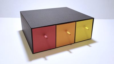 Tutorial: Cajonera con cartón y cartulinas 🤩 Práctico y funcional!