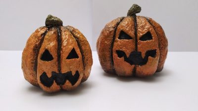 Tutorial: Calabaza de Halloween con Papel Maché 🎃📜♻️ Atunida