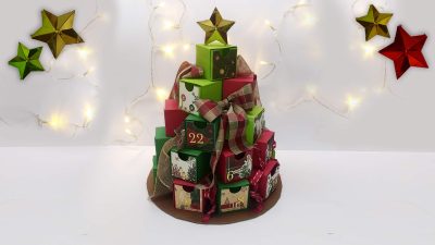 Tutorial: Calendario de Adviento en forma de Árbol Navideño 🎄 FÁCIL, rápido y ORIGINAL 🎁 Atunida