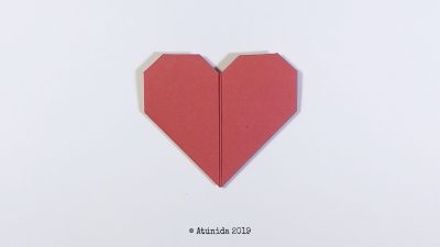 Cómo hacer un Corazón de Origami